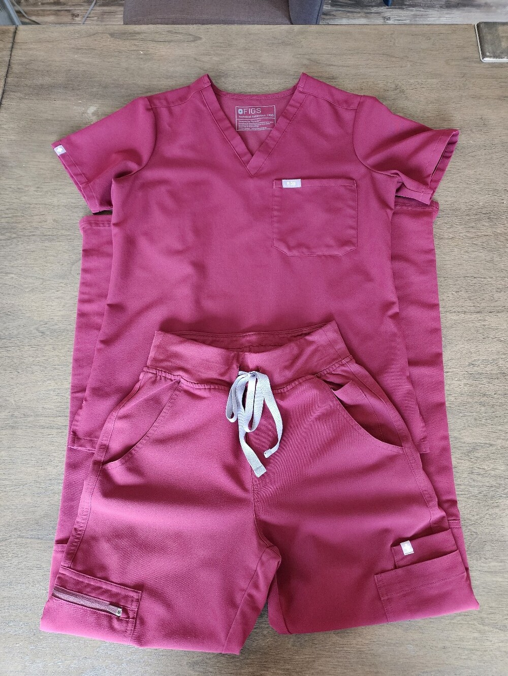 Figs Burgundy Set - HW Yola & Catarina